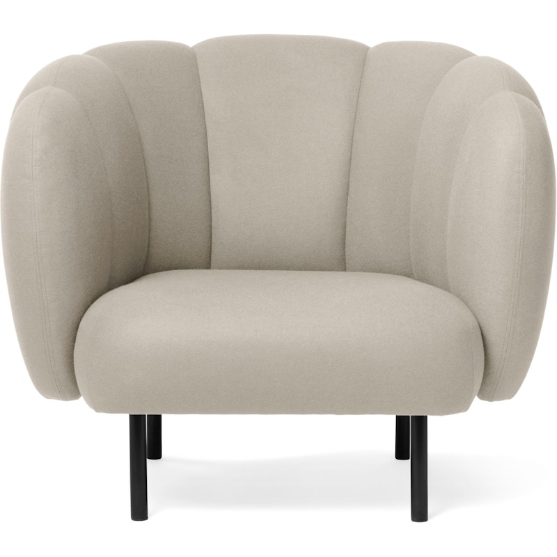 Cape Lounge-Tuoli Ompeleilla, Pearl Grey