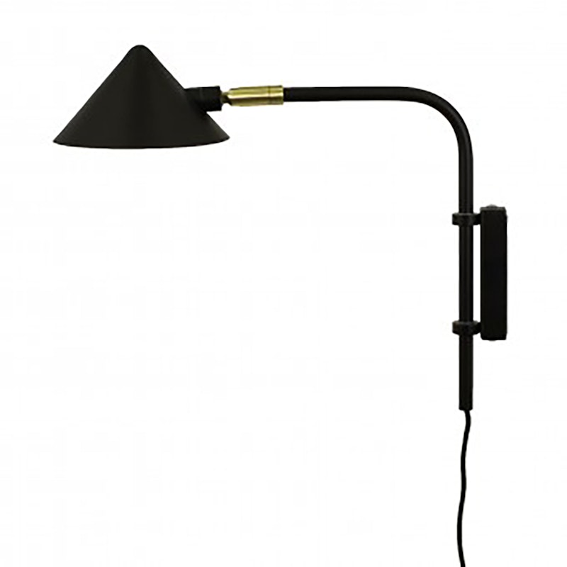 Kelly Short Wall Lamp, Black